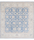 Serenity 9'2'' X 10'0'' Hand-Knotted Wool Rug 9'2'' x 10'0'' (275 X 300) / Blue / Ivory