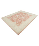 Serenity 8'0'' X 9'11'' Hand-Knotted Wool Rug 8'0'' x 9'11'' (240 X 298) / Red / Ivory