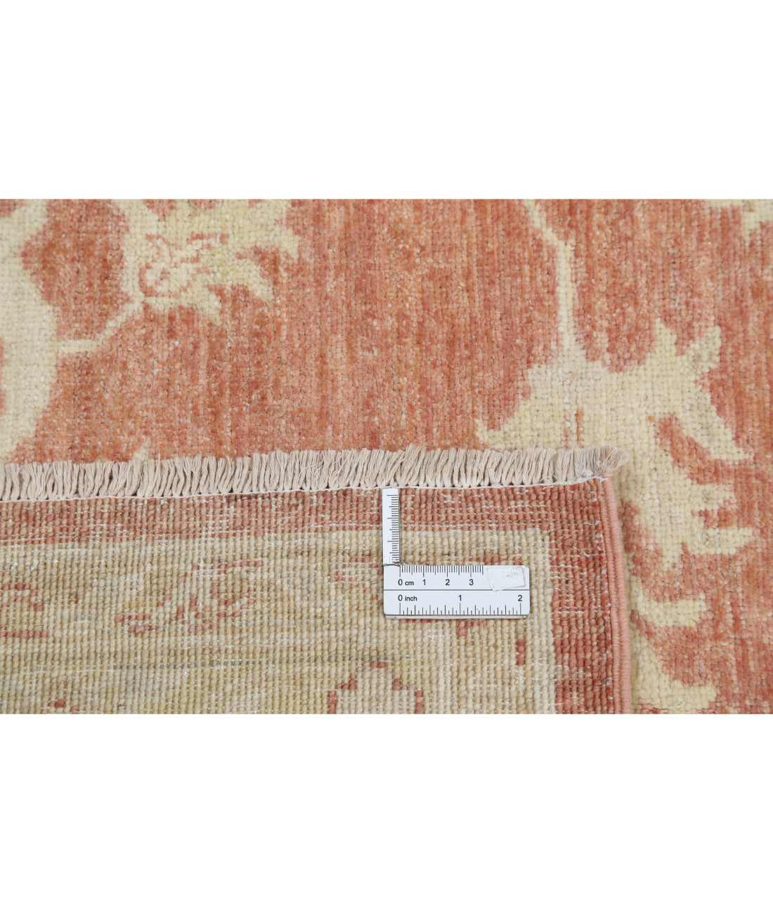 Serenity 8'0'' X 9'11'' Hand-Knotted Wool Rug 8'0'' x 9'11'' (240 X 298) / Red / Ivory