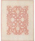 Serenity 8'0'' X 9'11'' Hand-Knotted Wool Rug 8'0'' x 9'11'' (240 X 298) / Red / Ivory