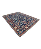 Ziegler 8'9'' X 11'7'' Hand-Knotted Wool Rug 8'9'' x 11'7'' (263 X 348) / Blue / Blue