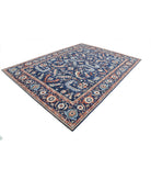 Ziegler 8'9'' X 11'7'' Hand-Knotted Wool Rug 8'9'' x 11'7'' (263 X 348) / Blue / Blue