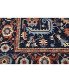 Ziegler 8'9'' X 11'7'' Hand-Knotted Wool Rug 8'9'' x 11'7'' (263 X 348) / Blue / Blue