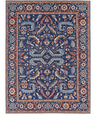 Ziegler 8'9'' X 11'7'' Hand-Knotted Wool Rug 8'9'' x 11'7'' (263 X 348) / Blue / Blue