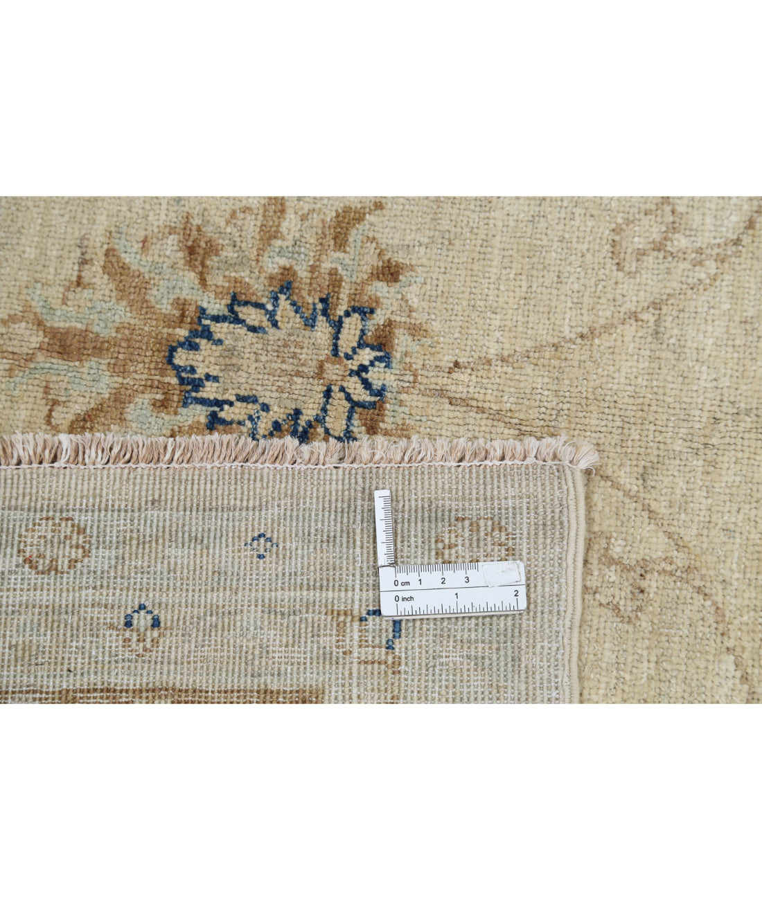 Serenity 5'5'' X 7'5'' Hand-Knotted Wool Rug 5'5'' x 7'5'' (163 X 223) / Ivory / Brown