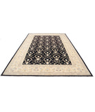 Ziegler 7'9'' X 10'9'' Hand-Knotted Wool Rug 7'9'' x 10'9'' (233 X 323) / Black / Ivory