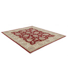 Ziegler 7'11'' X 9'1'' Hand-Knotted Wool Rug 7'11'' x 9'1'' (238 X 273) / Red / Ivory