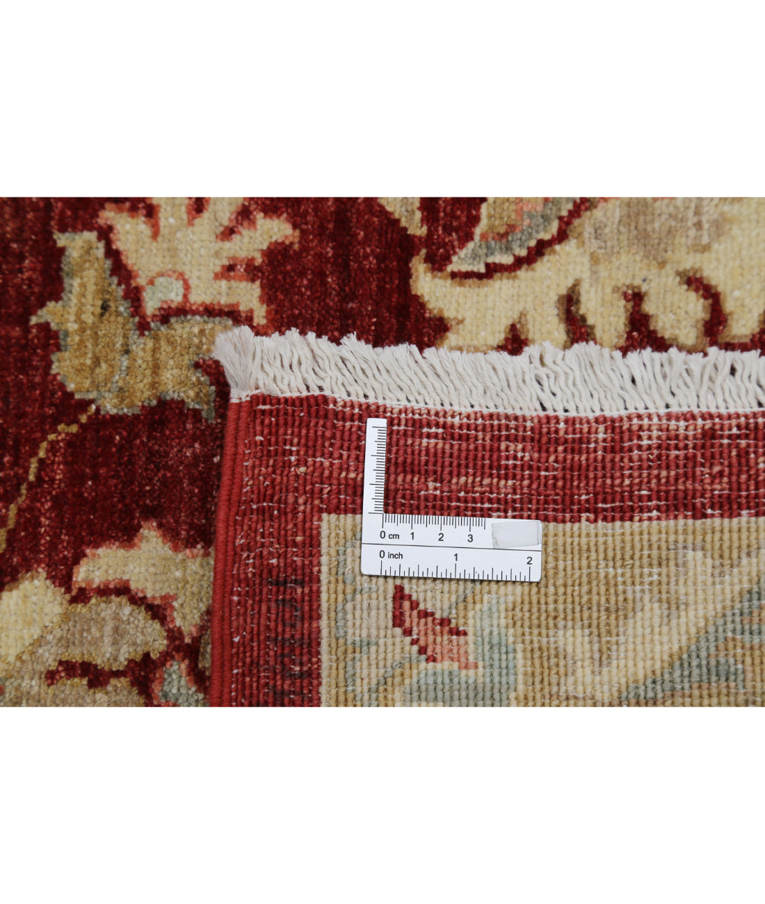 Ziegler 7'11'' X 9'1'' Hand-Knotted Wool Rug 7'11'' x 9'1'' (238 X 273) / Red / Ivory