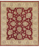 Ziegler 7'11'' X 9'1'' Hand-Knotted Wool Rug 7'11'' x 9'1'' (238 X 273) / Red / Ivory