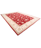 Ziegler 12'3'' X 17'1'' Hand-Knotted Wool Rug 12'3'' x 17'1'' (368 X 513) / Red / Ivory