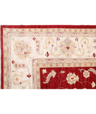 Ziegler 12'3'' X 17'1'' Hand-Knotted Wool Rug 12'3'' x 17'1'' (368 X 513) / Red / Ivory