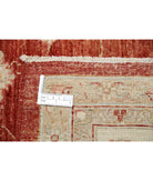 Ziegler 8'10'' X 11'5'' Hand-Knotted Wool Rug 8'10'' x 11'5'' (265 X 343) / Red / Ivory