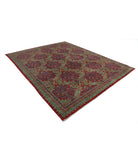 Ziegler 7'10'' X 9'9'' Hand-Knotted Wool Rug 7'10'' x 9'9'' (235 X 293) / Red / Green