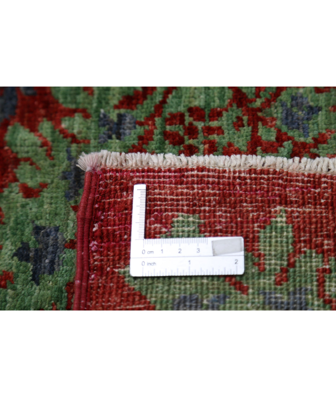 Ziegler 7'10'' X 9'9'' Hand-Knotted Wool Rug 7'10'' x 9'9'' (235 X 293) / Red / Green