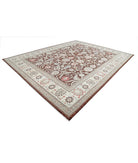 Ziegler 11'8'' X 14'11'' Hand-Knotted Wool Rug 11'8'' x 14'11'' (350 X 448) / Brown / Ivory