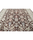 Ziegler 11'8'' X 14'11'' Hand-Knotted Wool Rug 11'8'' x 14'11'' (350 X 448) / Brown / Ivory