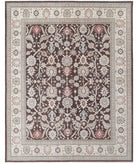 Ziegler 11'8'' X 14'11'' Hand-Knotted Wool Rug 11'8'' x 14'11'' (350 X 448) / Brown / Ivory