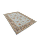 Ziegler 6'11'' X 9'10'' Hand-Knotted Wool Rug 6'11'' x 9'10'' (208 X 295) / Blue / Brown