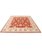 Ziegler 7'9'' X 8'2'' Hand-Knotted Wool Rug 7'9'' x 8'2'' (233 X 245) / Red / Ivory