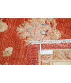 Ziegler 7'9'' X 8'2'' Hand-Knotted Wool Rug 7'9'' x 8'2'' (233 X 245) / Red / Ivory