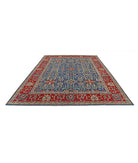 Ziegler 9'1'' X 12'2'' Hand-Knotted Wool Rug 9'1'' x 12'2'' (273 X 365) / Blue / Red