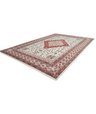 Ziegler 11'10'' X 17'10'' Hand-Knotted Wool Rug 11'10'' x 17'10'' (355 X 535) / Ivory / Red