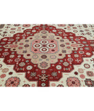 Ziegler 11'10'' X 17'10'' Hand-Knotted Wool Rug 11'10'' x 17'10'' (355 X 535) / Ivory / Red