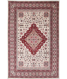 Ziegler 11'10'' X 17'10'' Hand-Knotted Wool Rug 11'10'' x 17'10'' (355 X 535) / Ivory / Red