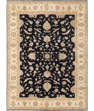 Ziegler 9'10'' X 13'6'' Hand-Knotted Wool Rug 9'10'' x 13'6'' (295 X 405) / Black / Ivory