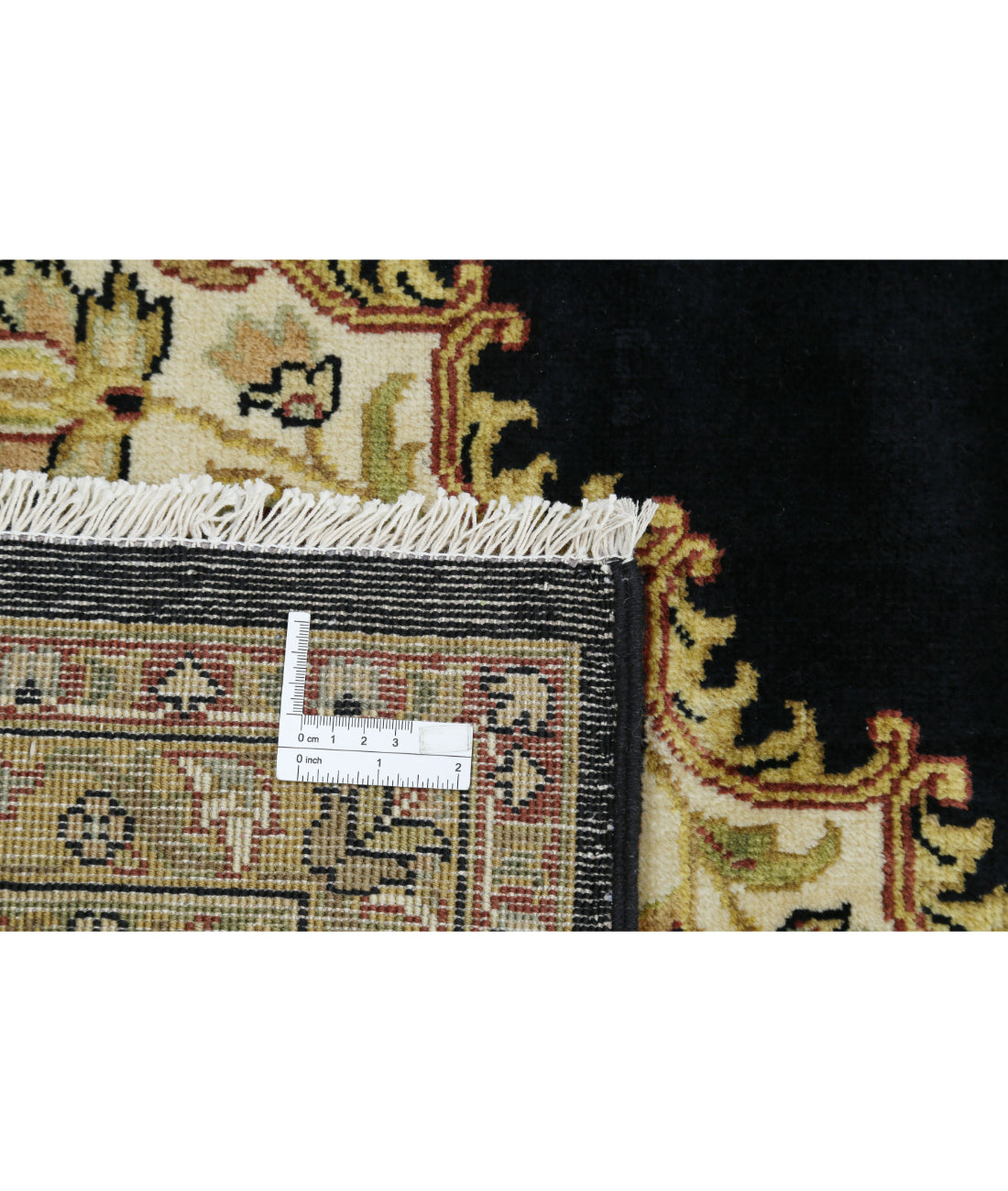 Ziegler 9'10'' X 13'7'' Hand-Knotted Wool Rug 9'10'' x 13'7'' (295 X 408) / Black / Burgundy