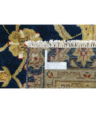 Ziegler 9'11'' X 13'10'' Hand-Knotted Wool Rug 9'11'' x 13'10'' (298 X 415) / Blue / Red