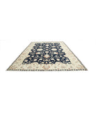 Ziegler 9'9'' X 13'10'' Hand-Knotted Wool Rug 9'9'' x 13'10'' (293 X 415) / Blue / Ivory