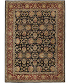 Ziegler 10'0'' X 13'9'' Hand-Knotted Wool Rug 10'0'' x 13'9'' (300 X 413) / Black / Red