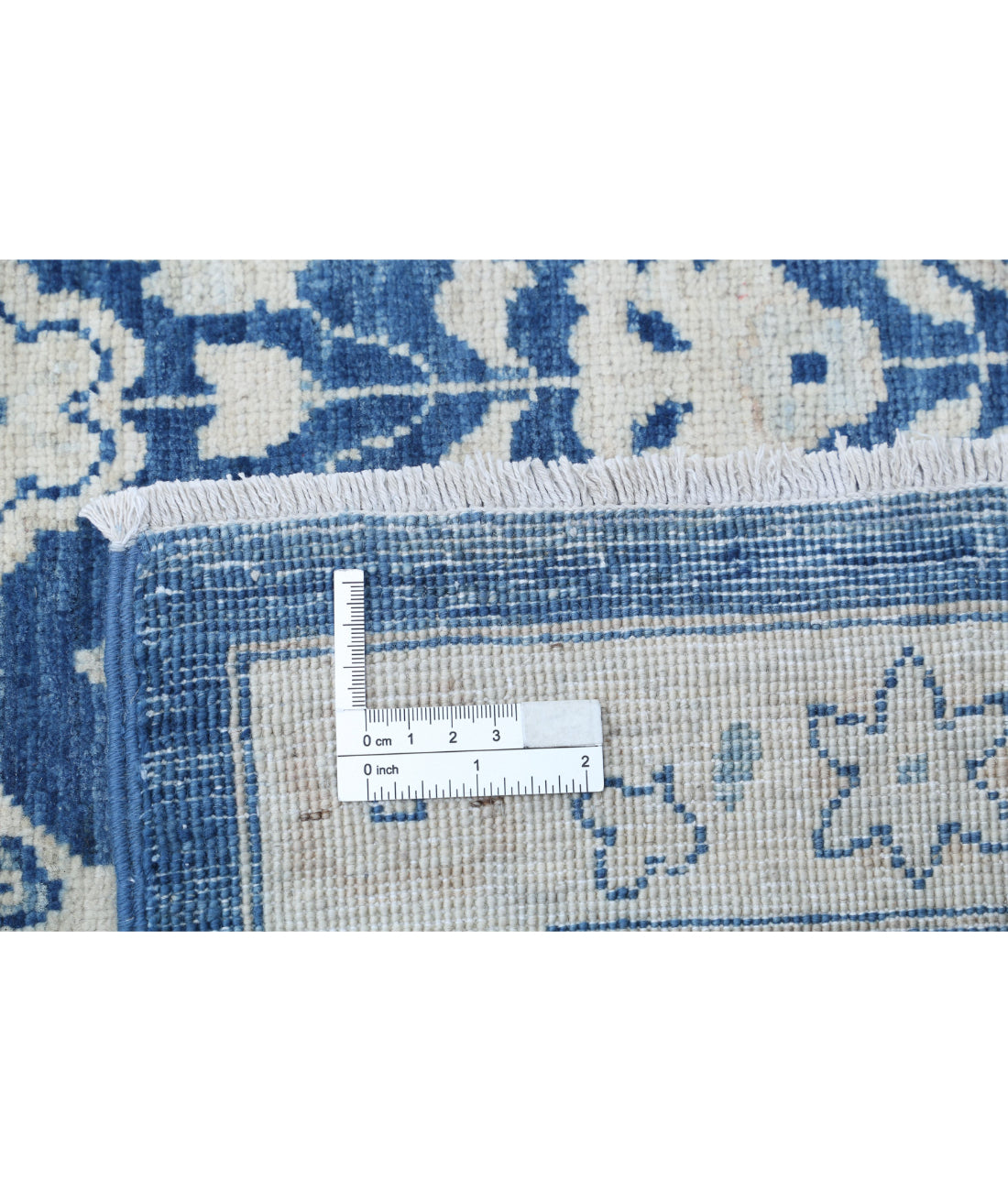 Ziegler 8'7'' X 11'10'' Hand-Knotted Wool Rug 8'7'' x 11'10'' (258 X 355) / Blue / Blue