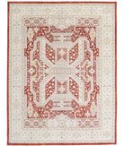 Ziegler 8'10'' X 11'7'' Hand-Knotted Wool Rug 8'10'' x 11'7'' (265 X 348) / Rust / Ivory