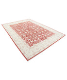 Ziegler 7'10'' X 10'8'' Hand-Knotted Wool Rug 7'10'' x 10'8'' (235 X 320) / Red / Ivory