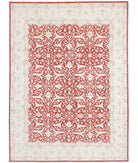 Ziegler 7'10'' X 10'8'' Hand-Knotted Wool Rug 7'10'' x 10'8'' (235 X 320) / Red / Ivory