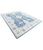 Ziegler 8'8'' X 11'3'' Hand-Knotted Wool Rug 8'8'' x 11'3'' (260 X 338) / Blue / Ivory