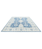 Ziegler 8'8'' X 11'3'' Hand-Knotted Wool Rug 8'8'' x 11'3'' (260 X 338) / Blue / Ivory