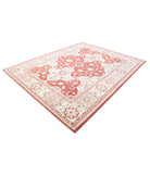 Ziegler 8'1'' X 10'1'' Hand-Knotted Wool Rug 8'1'' x 10'1'' (243 X 303) / Red / Ivory