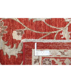 Ziegler 8'1'' X 10'1'' Hand-Knotted Wool Rug 8'1'' x 10'1'' (243 X 303) / Red / Ivory