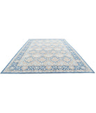 Ziegler 9'9'' X 13'10'' Hand-Knotted Wool Rug 9'9'' x 13'10'' (293 X 415) / Blue / Ivory