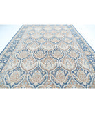 Ziegler 9'9'' X 13'10'' Hand-Knotted Wool Rug 9'9'' x 13'10'' (293 X 415) / Blue / Ivory