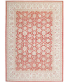 Ziegler 10'1'' X 14'0'' Hand-Knotted Wool Rug 10'1'' x 14'0'' (303 X 420) / Pink / Ivory