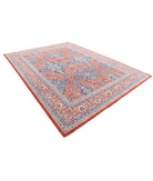 Ziegler 8'9'' X 11'8'' Hand-Knotted Wool Rug 8'9'' x 11'8'' (263 X 350) / Red / Blue