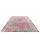 Ziegler 8'9'' X 11'8'' Hand-Knotted Wool Rug 8'9'' x 11'8'' (263 X 350) / Red / Blue