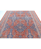 Ziegler 8'9'' X 11'8'' Hand-Knotted Wool Rug 8'9'' x 11'8'' (263 X 350) / Red / Blue