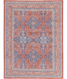 Ziegler 8'9'' X 11'8'' Hand-Knotted Wool Rug 8'9'' x 11'8'' (263 X 350) / Red / Blue