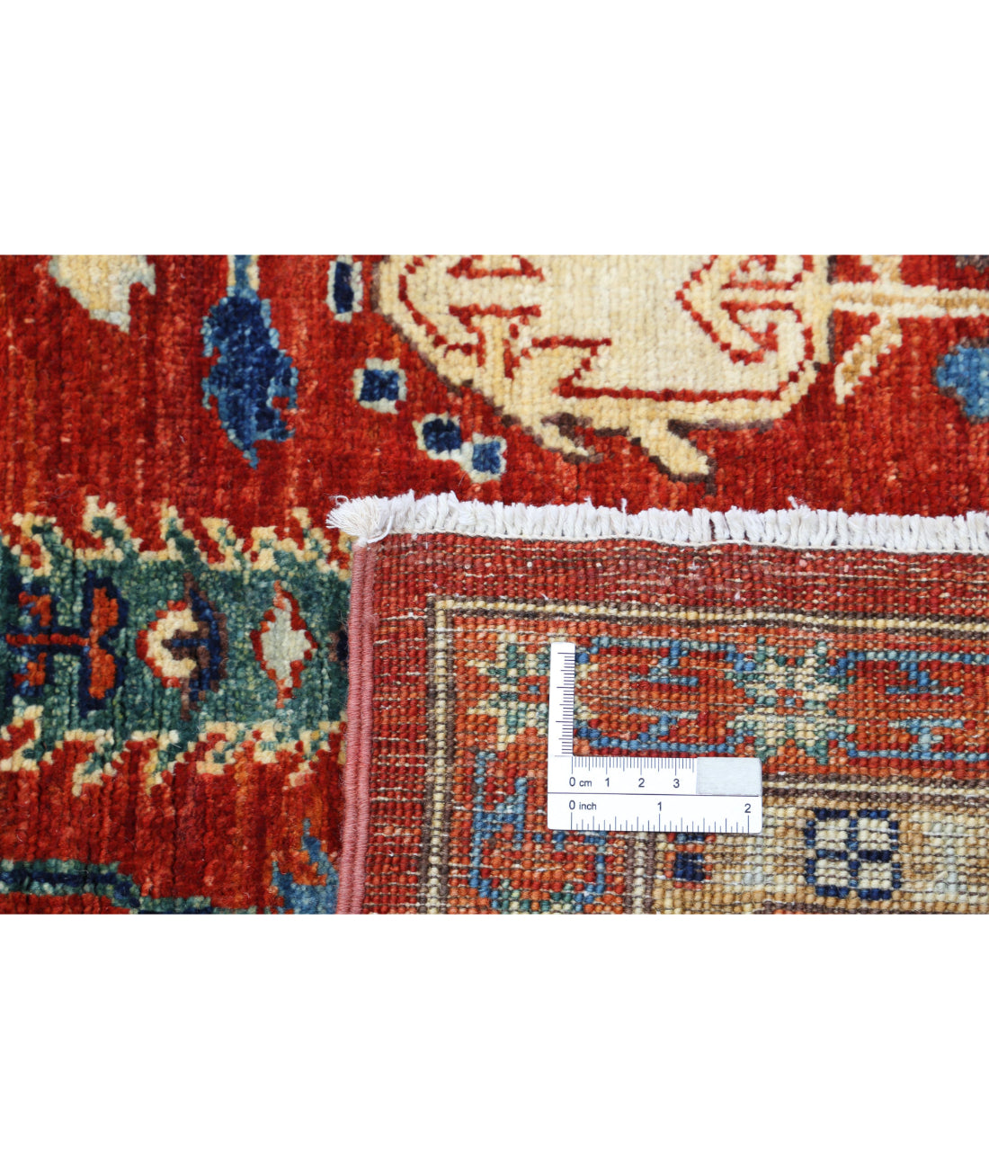 Bakshaish 7'9'' X 9'8'' Hand-Knotted Wool Rug 7'9'' x 9'8'' (233 X 290) / Rust / Blue