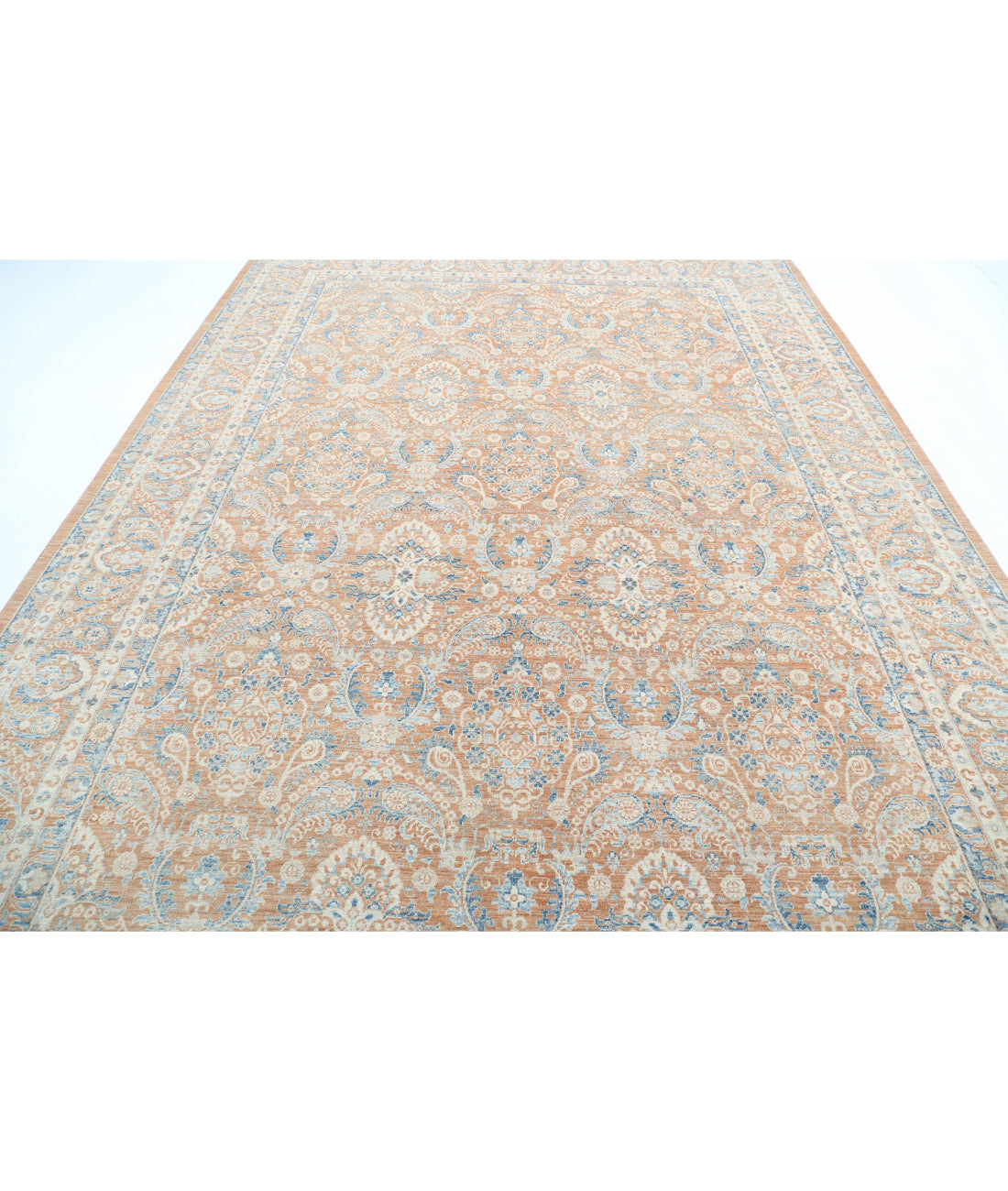 Ziegler 8'9'' X 12'0'' Hand-Knotted Wool Rug 8'9'' x 12'0'' (263 X 360) / Rust / Ivory